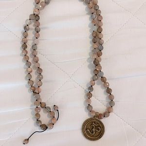 108 bead yoga mala necklace